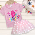My Little Pony Birthday Dress Set for Baby Girls – T-Shirt & Skirt