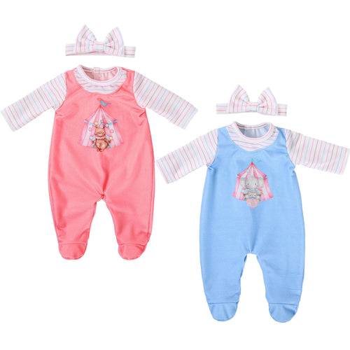 Circus Pattern Doll Clothes Set for 16–18 Inch Baby Dolls (40cm)