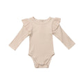 Princess Long Sleeve Baby Girl Romper – Cotton Jumpsuit (3–24 Months)
