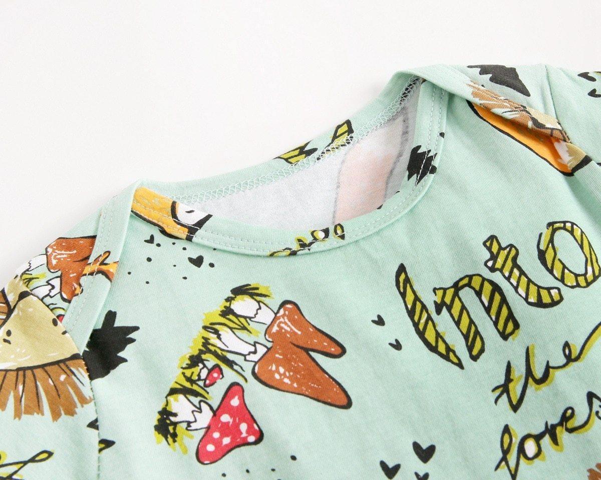 Colorful Tribal Feather Baby Bodysuit Romper – Girls & Boys (0–3T)