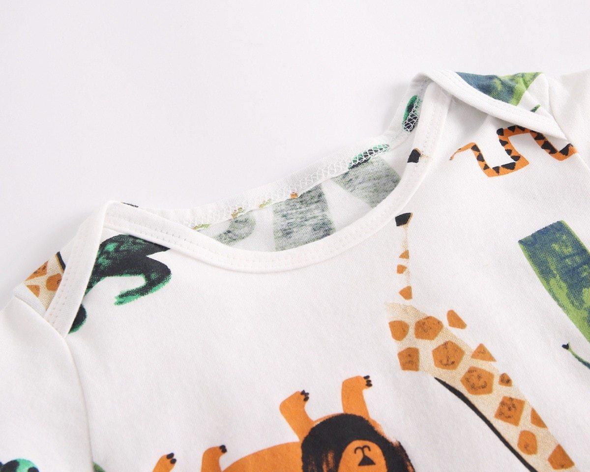 Colorful Tribal Feather Baby Bodysuit Romper – Girls & Boys (0–3T)