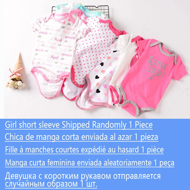 Soft Cotton Baby Bodysuit Romper for Newborns – Boys & Girls (0–12M)