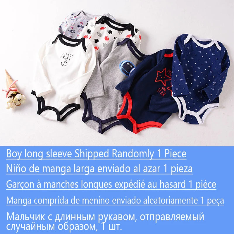 Soft Cotton Baby Bodysuit Romper for Newborns – Boys & Girls (0–12M)
